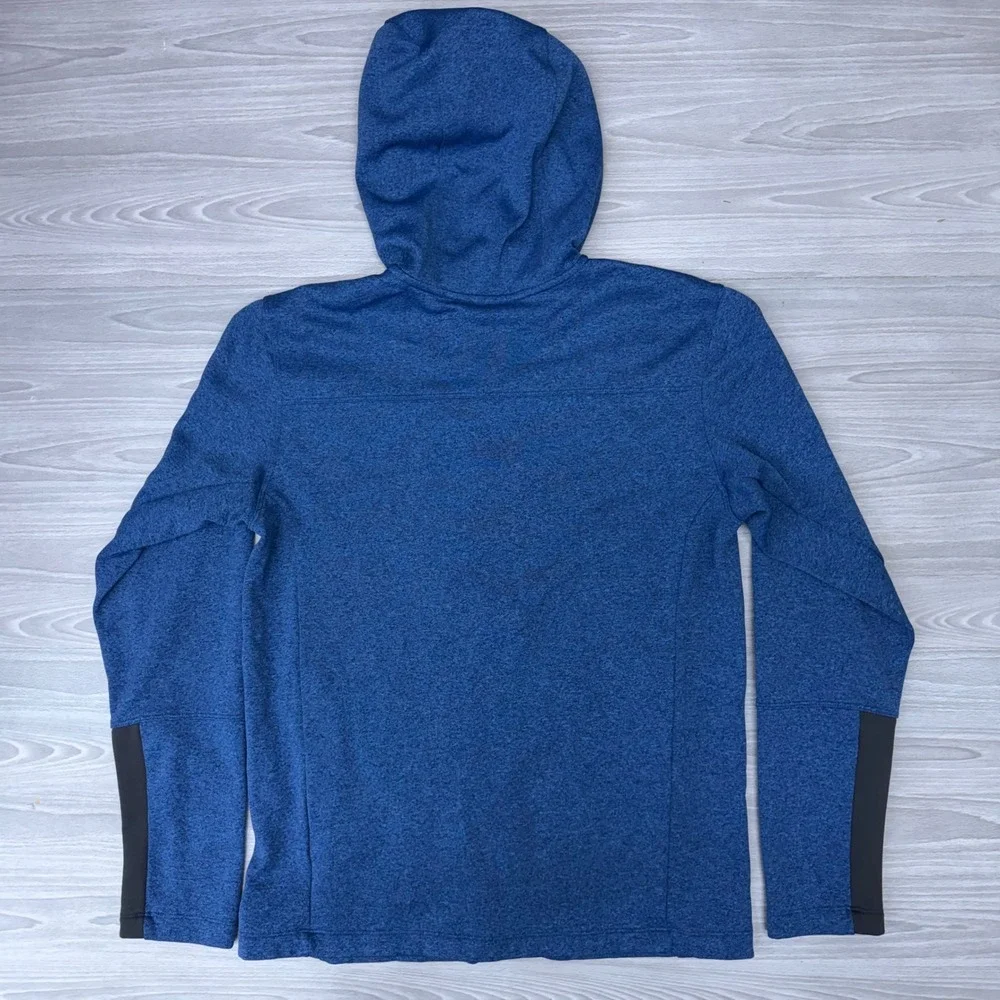 The North Face Canyon Flats Fleece Hoodie Jacket Men's MD Blue NF0A3LHH Full Zip